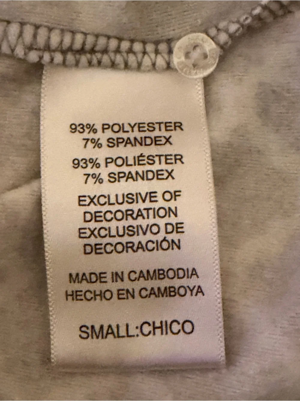 Nautica Gray and Cream Patterned Women's Long-Sleeve Pajama Set